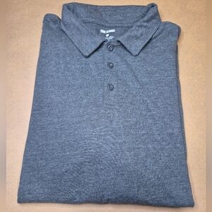 True Classic Men's Heather Charcoal Polo Shirt 2366/420